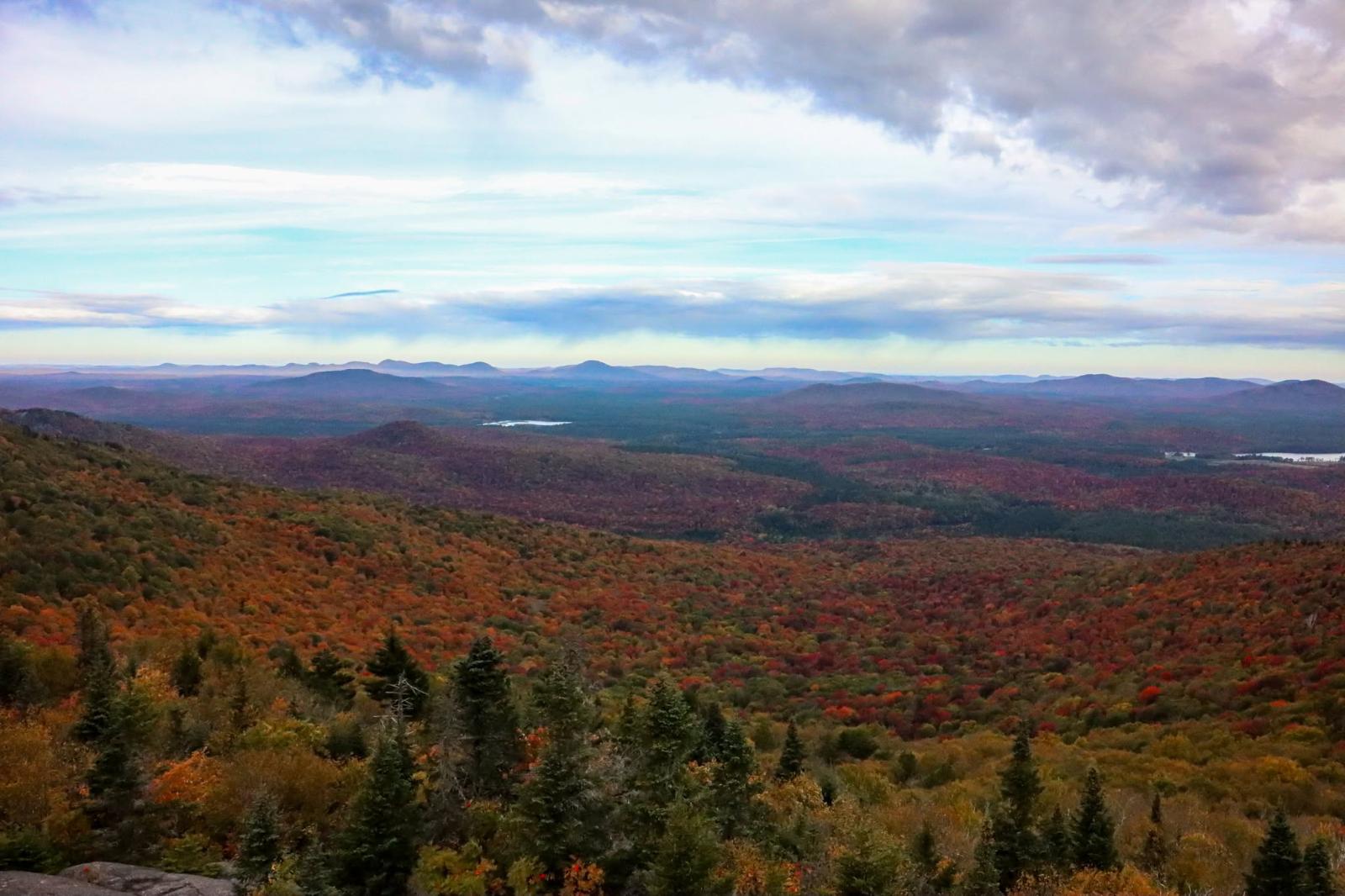 St. Regis Fire Tower: Looking Northwest to West
