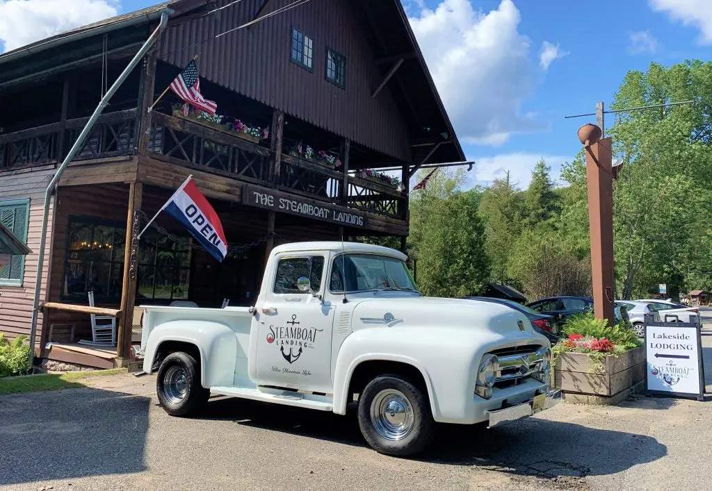 Steamboat Landing on Blue Mountain Lake — from the gallery